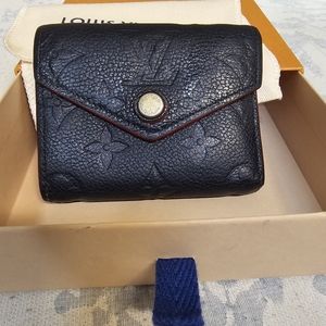 Louis Vuitton Monogram Empreinte Leather Zoé Wallet